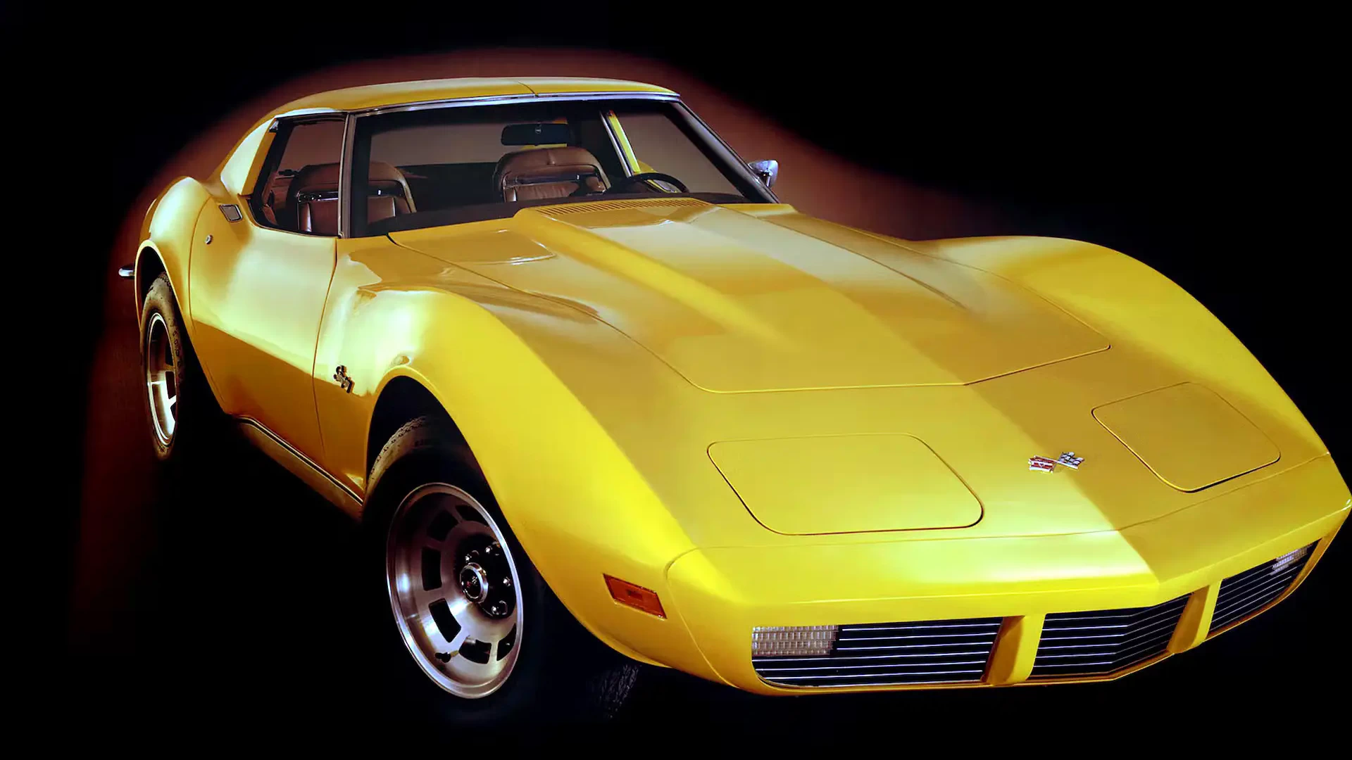 Click to Enlarge-Esc to Close Corvette Generations/C3/C3 1973 Corvette Yellow.webp